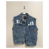 Vintage Rolling Stones Denim Vest