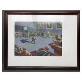 Signed Jeff Leedy 'here Comes Trouble' Print