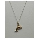 10k Gold & Diamond Necklace