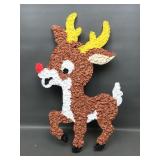 60s/70s Rudolph popcorn art
