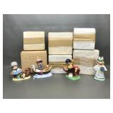 Vtg Franklin Porcelain The U.n. Children Alexei&