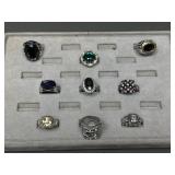 Lia Sofia & More Fancy Costume Jewelry Rings