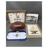 Western University Clock, Vtg Duke Football &