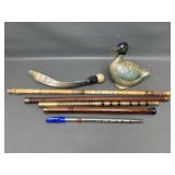 Vintage Eastern European Flute 'water Whistle'