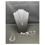 Vintage Rhinestone Costume Jewelry