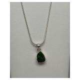 Sterling Silver & Stone Necklace