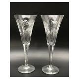Waterford Millennium Crystal Toasting Flutes
