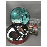 Vintage Tin Tank & Various Pieces & Parts For