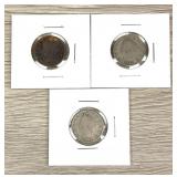 Lot of (3) Liberty V Nickels