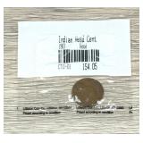 1907 Indian Head Penny One Cent Coin Littleton