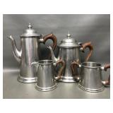 Stieff Pewter With Wood Handle Pitchers & More