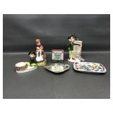 Vintage Enesco Pixie Elf Recipe Holder & More