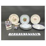 Regency Rose Pattern Bread Plate & More