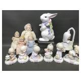Vtg Precious Moments Figurines, Bella Casa Bunny