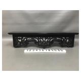 Vtg Carved Japanese Style Wall Shelf