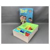 Vtg Tumbling Loco Train & Tip-it Board Games