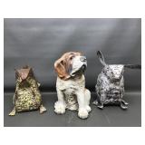 Linen's & Things Garden Metal Art & Cement Dog