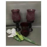 Glass Mosaic Candle Holders, Branch Lights & More