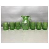 Anchor Hocking Emerald Depression Glass
