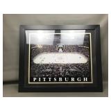 Pittsburgh Penguins panoramic stadium framed