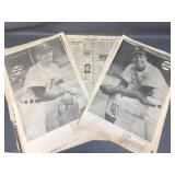 Vtg World Series Detroit Tigers Newpaper Features