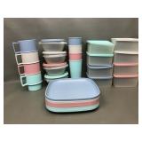 Vintage Tubberware Cups, Plates & Kitchen Storage