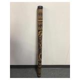 Decorative Didgeridoos & Hand Carved Walking Stick