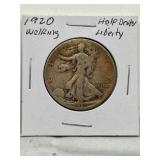 1920 Walking Liberty Half Dollar