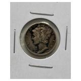1940 Silver Mercury Dime