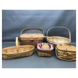 Assortment Of Cute Longaberger Baskets