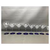 Variety Of Weston Cut Class Glasses & Goblets