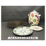 Vintage Tabletops Fruit Beverage Dispenser & More