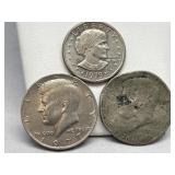 1979 Susan B Anthony & Kennedy Half Dollars