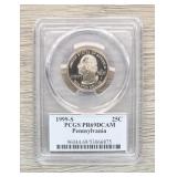 1999-S PCGS PR69DCAM Quarter Dollar Graded