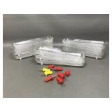 Vtg Butterkwik Corn On The Cob Glass Trays