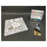 Adult Coloring Books Dot-to-dot, Markers & More