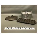 Antque Cast Iron Cornbread Pan & More!