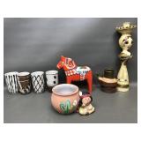 Swedish Dala Horse, Mexico Paper Mache, Enesco