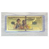 Gold Foil Bill Larry Bird Magic Johnson
