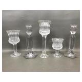 Vtg Ribbed Votive Candle Holder & Others