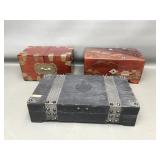 Vtg Trinket Box, Asian Style Jewelry Box & More