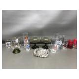 Vtg Mcm Glassware, Henry Ford Mug & Shot Glasses