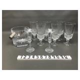 Vtg Fosteria Heritage Clear Glasses & More