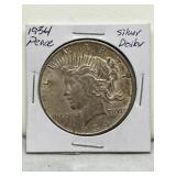 1934 Silver Peace Dollar