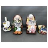 Lefton Ceramic Retirement Fund Banks, Wall Pocket