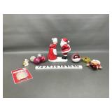 Vtg Shiny Brite Glass Christmas Ornaments & More