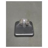 Sterling Silver & Purple Gemstone Ring