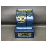 Vtg Metal Uncle Sam's Register Bank