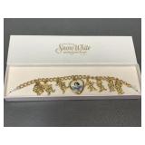 Disney Snow White & 7 Dwarves Charm Bracelet