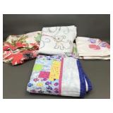 Vtg Vera Neumann Bedding, Handmade Quilt Top &